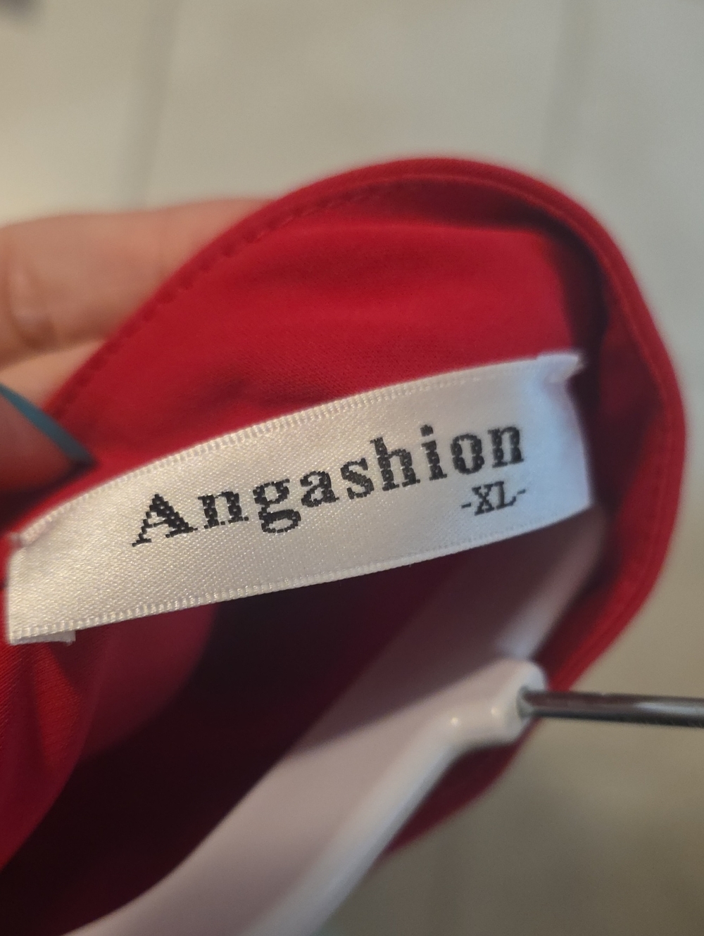 Angashion Red Women's Blouse - Classic Vivid Red